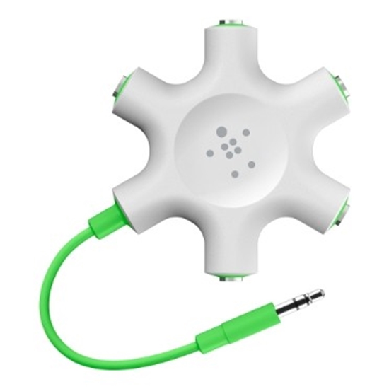 Picture of Belkin F8Z274BT audio splitter Green, White