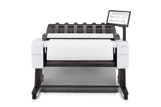 Picture of HP DesignJet T2600 PostScript AiO All-in-One Printer/Plotter - 36" Roll/A4,A3,A2,A1,A0 Color Ink, Print/Copy/Scan, Auto Sheet Feeder, Auto Horizontal Cutter, LAN, 19.3 sec/A1 page, 180 A1 prints/hour, with Stand