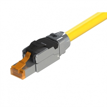 Attēls no ROLINE S/FTP Patch Cord Cat.8, solid, LSOH, yellow, 1 m