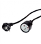 Picture of VALUE Extension Cable with 3P. Connectors, UTE Version, AC 230V, black, 5.0 m
