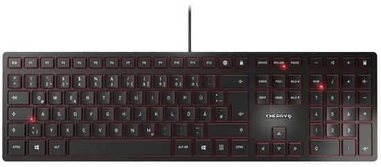 Picture of CHERRY KC 6000 Slim keyboard USB US English Black