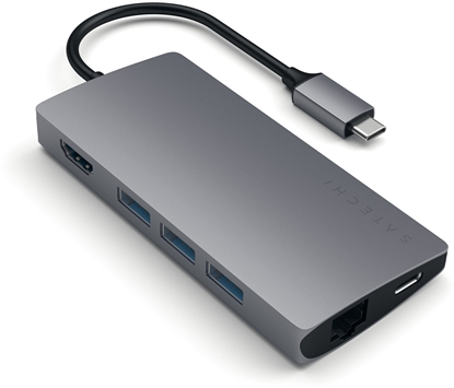 Attēls no Adapteris SATECHI USB-C Multi-Port 4K Gigabit Ethernet V2 ST-TCMA2M