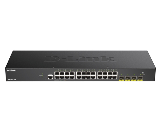 Picture of D-Link DGS-1250-28X network switch Managed L3 Gigabit Ethernet (10/100/1000) Black