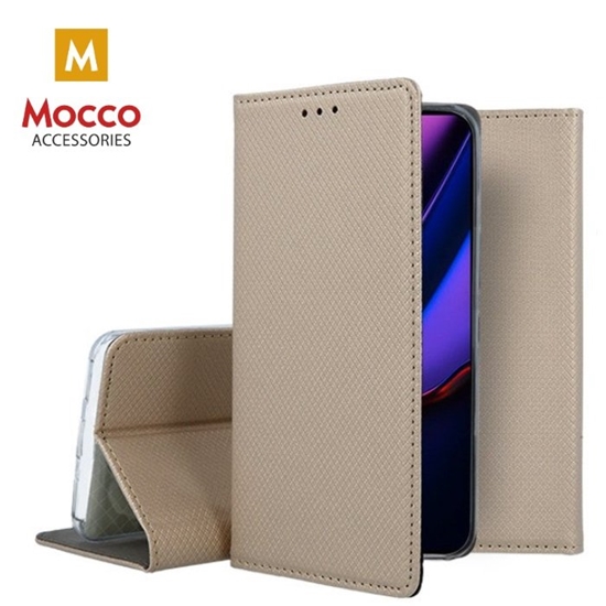 Изображение Mocco Smart Magnet Book Case For Apple iPhone 11 Pro Gold