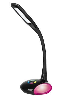 Attēls no Activejet LED desk lamp VENUS BLACK with RGB base