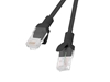 Picture of PATCHCORD KAT.5E 1.5M CZARNY FLUKE PASSED LANBERG 10-PACK