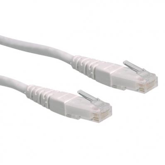 Picture of ROLINE UTP Patch Cord, Cat.6, white 0.3 m