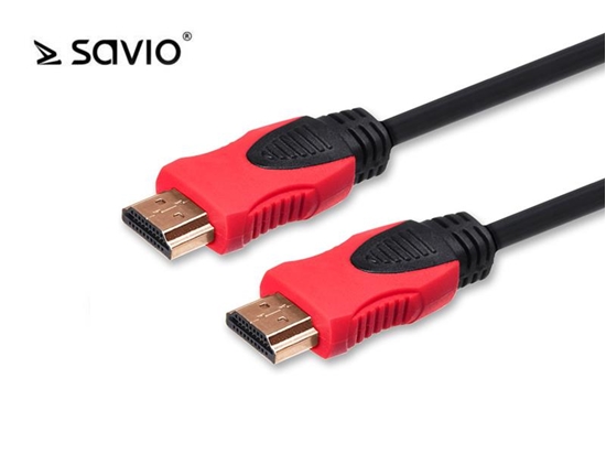 Picture of Savio CL-141 HDMI cable 10 m HDMI Type A (Standard) Black,Red