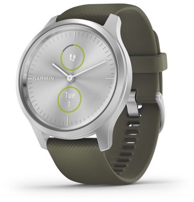 Picture of Garmin vivomove Style, silver/moss green