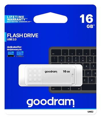 Attēls no Goodram UME2 USB 2.0 16GB White