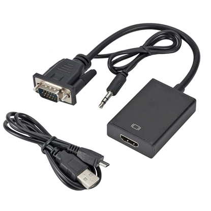 Attēls no RoGer Adapter to Transfer VGA to HDMI (+Audio)