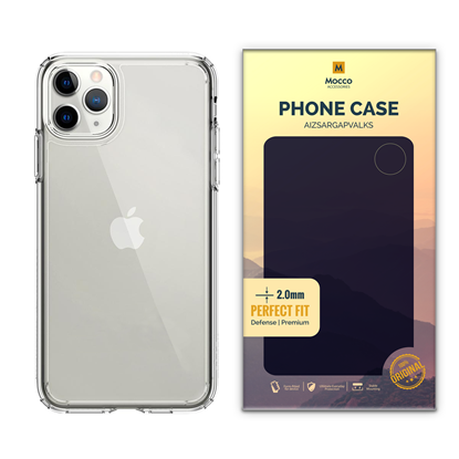 Picture of Mocco Original Clear Case 2mm Silicone Case for Apple iPhone 11 Pro Max Transparent (EU Blister)