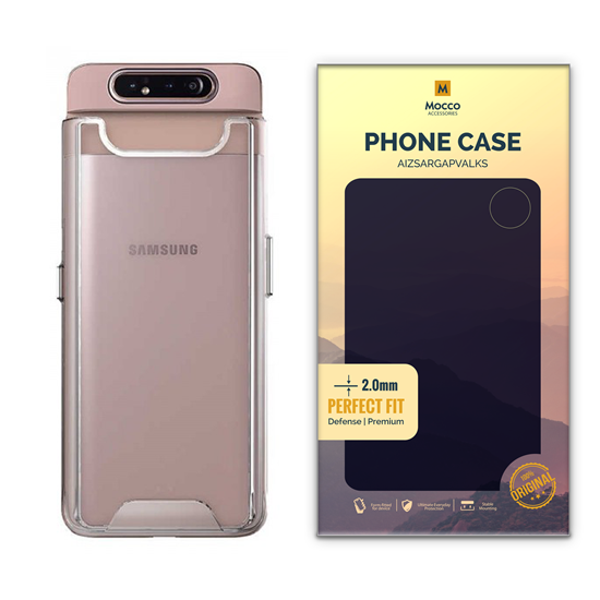 Изображение Mocco Original Clear Case 2mm Silicone Case for Samsung A805 Galaxy A80 Transparent (EU Blister)