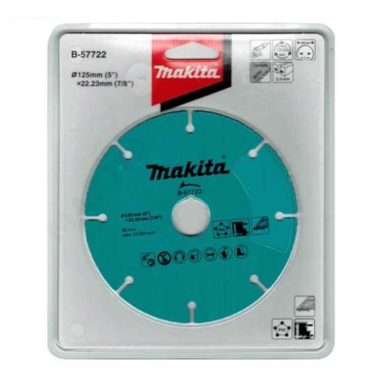 Picture of Dimanta disks Makita 125x22mm dažādiem materiāliem