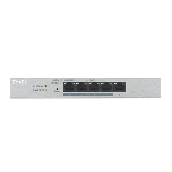 Изображение Zyxel GS1200-8HP V2 8 Port PoE+ Switch