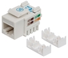 Picture of Intellinet Keystone Jack, Cat6, UTP, Punch-down, White