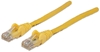 Picture of Intellinet Network Patch Cable, Cat6, 2m, Yellow, CCA, U/UTP, PVC, RJ45, Gold Plated Contacts, Snagless, Booted, Lifetime Warranty, Polybag