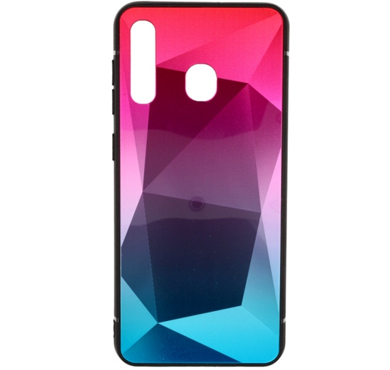 Picture of Mocco Stone Ombre Back Case Silicone Case With gradient Color For Apple iPhone 11 Pro Max Pink - Blue