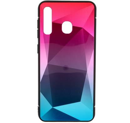 Picture of Mocco Stone Ombre Back Case Silicone Case With gradient Color For Apple iPhone X / XS Pink - Blue