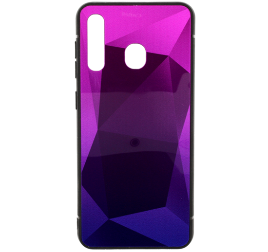 Picture of Mocco Stone Ombre Back Case Silicone Case With gradient Color For Apple iPhone X / XS Purple - Blue