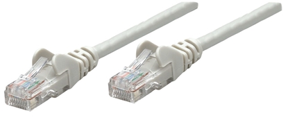 Attēls no Intellinet Network Patch Cable, Cat6A, 20m, Grey, Copper, S/FTP, LSOH / LSZH, PVC, RJ45, Gold Plated Contacts, Snagless, Booted, Lifetime Warranty, Polybag