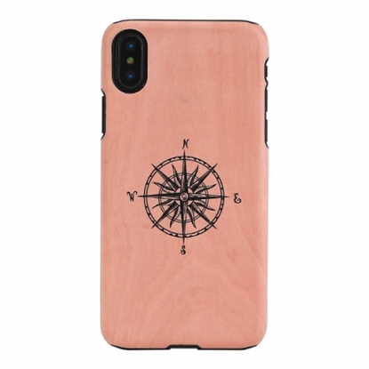 Attēls no MAN&WOOD SmartPhone case iPhone X/XS compass black