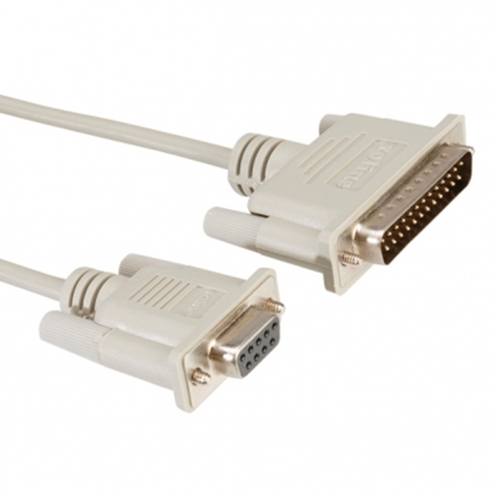 Picture of ROLINE Modem Cable, DB9 F - DB25 M, 3.0 m