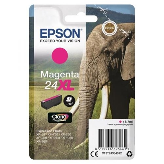 Изображение Epson ink cartridge XL magenta Claria Photo HD T 243     T 2433