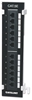 Picture of Intellinet Patch Panel, Cat5e, Wall-mount, UTP, 12-Port, Black