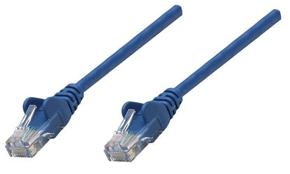 Attēls no Intellinet Network Patch Cable, Cat6A, 20m, Blue, Copper, S/FTP, LSOH / LSZH, PVC, RJ45, Gold Plated Contacts, Snagless, Booted, Lifetime Warranty, Polybag