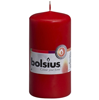 Изображение Svece stabs Bolsius sarkana 5.8x12cm