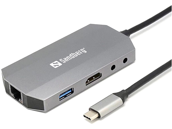 Picture of Sandberg USB-C 6in1 Travel Dock