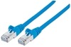 Изображение Intellinet Network Patch Cable, Cat7 Cable/Cat6A Plugs, 10m, Blue, Copper, S/FTP, LSOH / LSZH, PVC, RJ45, Gold Plated Contacts, Snagless, Booted, Lifetime Warranty, Polybag