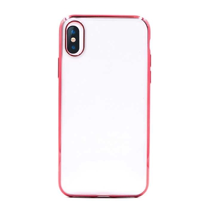 Attēls no Devia Glitter soft case (TPU) iPhone XS/X(5.8) red