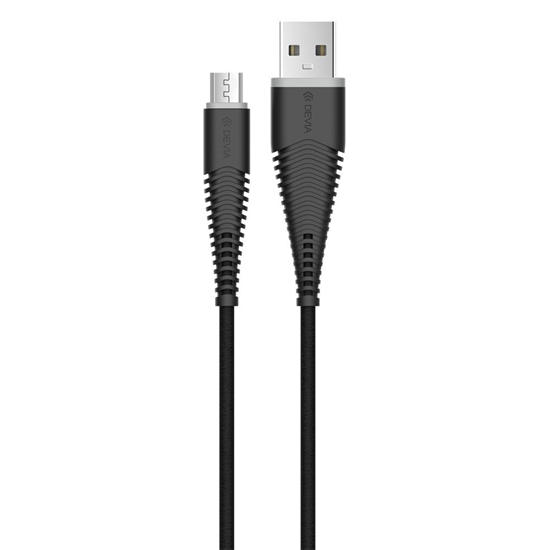 Picture of Devia Fish 1 Series Cable for Micro USB (5V 2.4A,1.5M) black