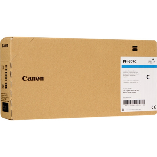 Picture of Canon PFI-707 C ink cyan