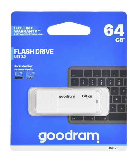 Picture of Goodram USB flash drive UME2 64 GB USB Type-A 2.0 White