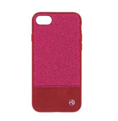 Attēls no Tellur Cover Synthetic Leather Glitter II for iPhone 8 pink