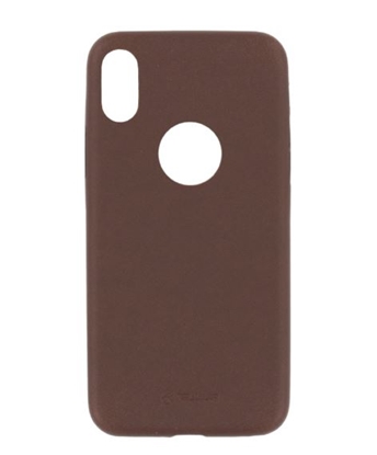 Attēls no Tellur Cover Slim Synthetic Leather for iPhone X/XS brown