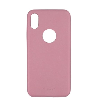 Attēls no Tellur Cover Slim Synthetic Leather for iPhone X/XS pink