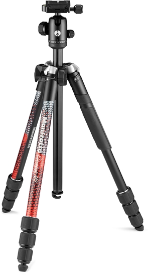 Picture of Manfrotto tripod kit Element MII MKELMII4RD-BH, red