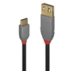 Изображение Lindy 0.15m USB 2.0 C to A AdapterCable, Anthra Line