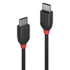 Picture of Lindy 0.5m USB 3.1  Type C Cable 3A, Black Line