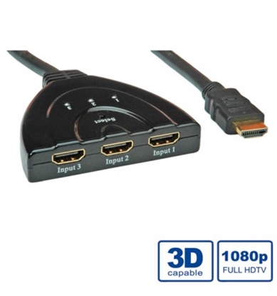 Attēls no VALUE HDMI Switch, Automatic, 3-way