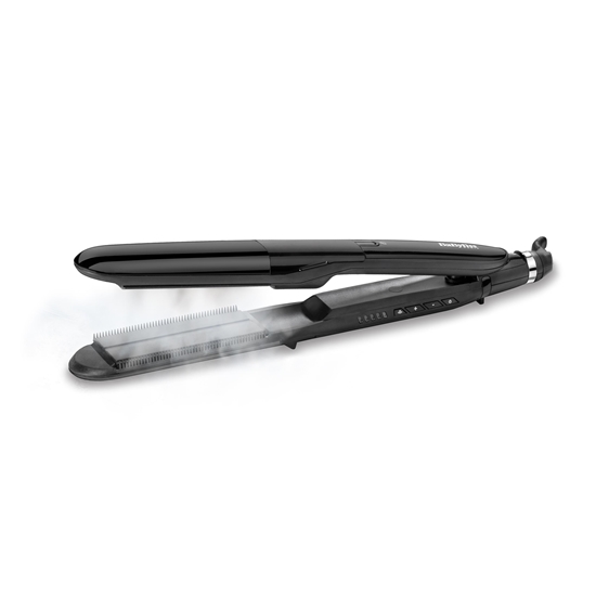 Изображение BaByliss ST492E hair styling tool Straightening iron Steam Black 2.5 m