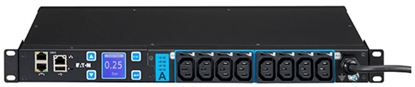 Picture of Eaton EMAH28 power distribution unit (PDU) 8 AC outlet(s) 1U Black