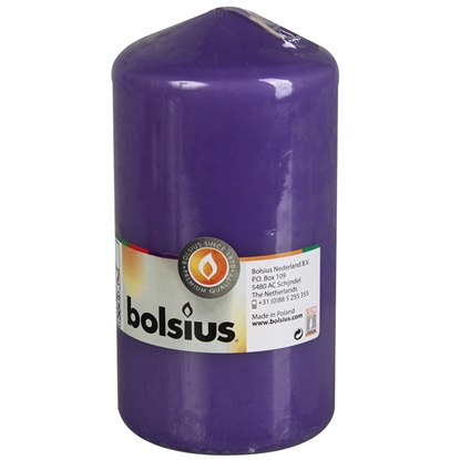 Изображение Svece stabs Bolsius violeta 7.8x15cm