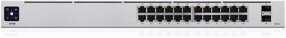 Attēls no Switch|UBIQUITI|USW-24-POE|Type L2|Desktop/pedestal|Rack|24x10Base-T / 100Base-TX / 1000Base-T|2xSFP|PoE+ ports 16|95 Watts|USW-24-POE