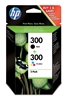 Изображение HP 300 Combo-pack Black/Tri-color Ink Cartridges, 200/200 pages, for DeskJet D2560, F4280