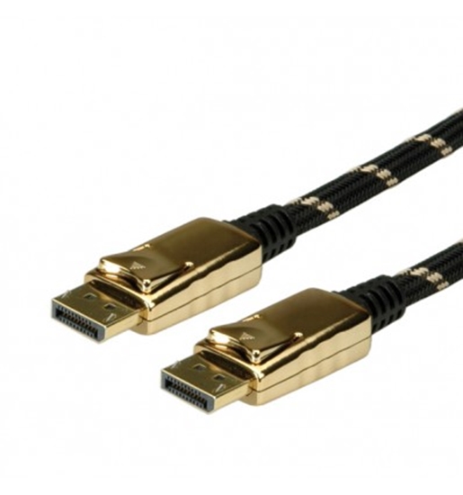 Изображение ROLINE GOLD DisplayPort Cable, DP M - DP M 3 m